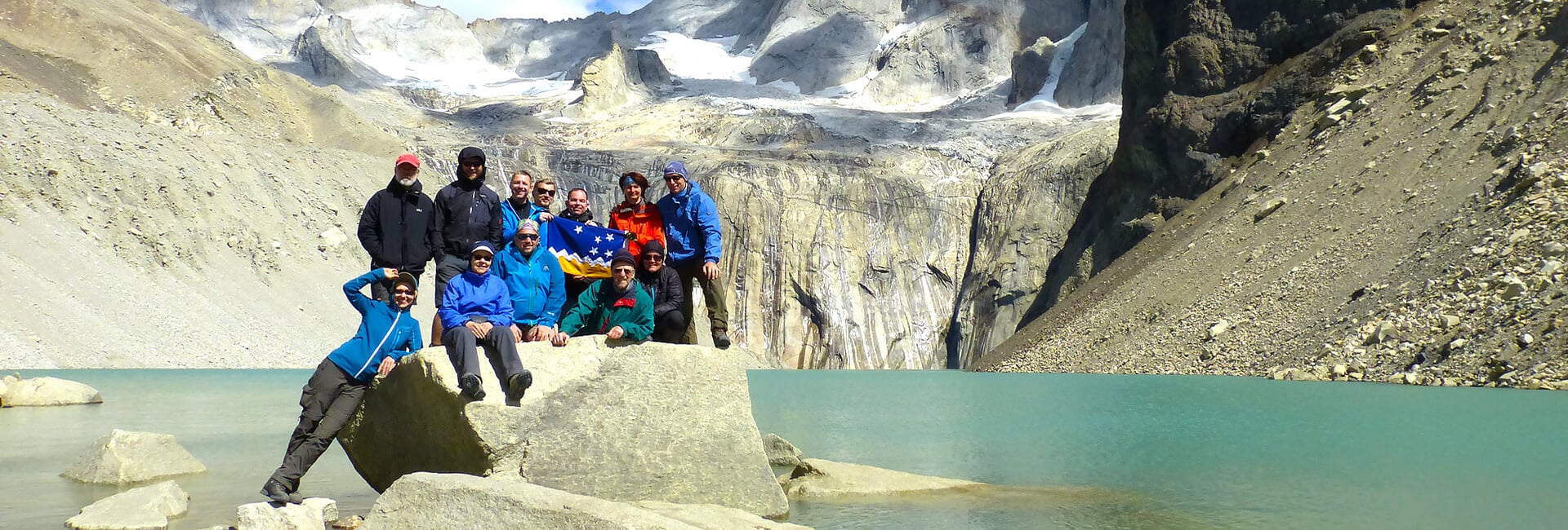 Hiking Group at Torres del Paine Towers