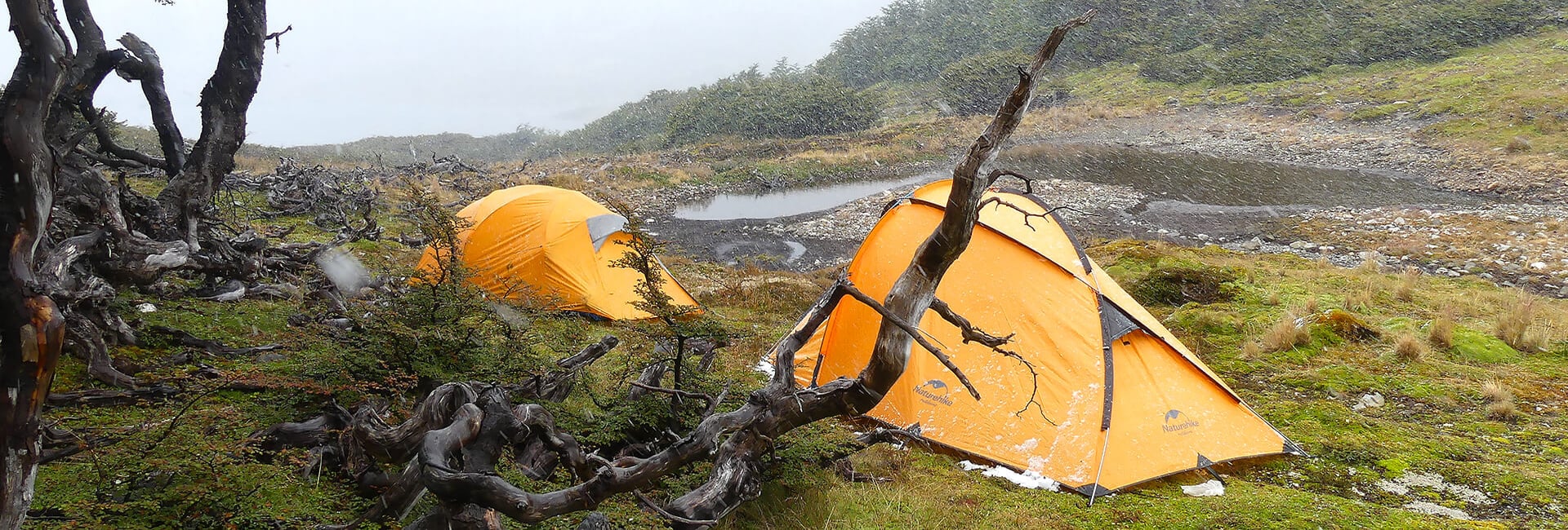 Campsite Dientes de Navarino Trek