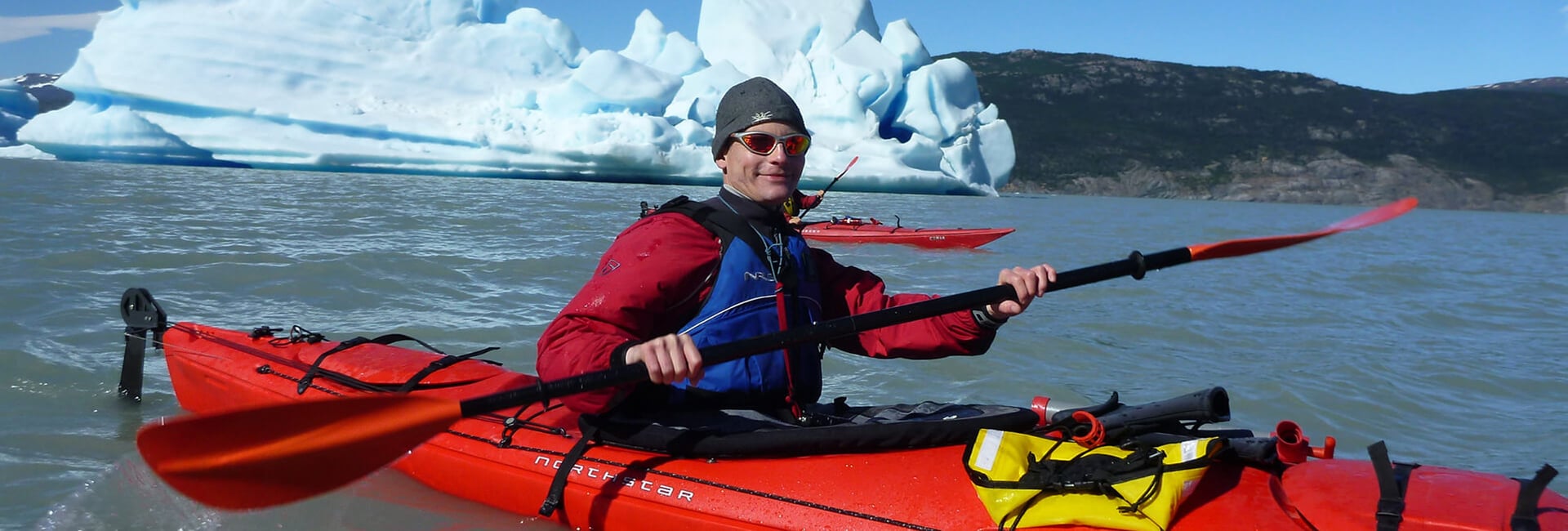 Kayaking Lago Grey, Torres del Paine National Park